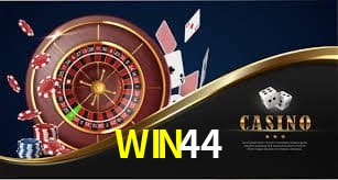 WIN44 Logo - Bônus com Rollover Justo
