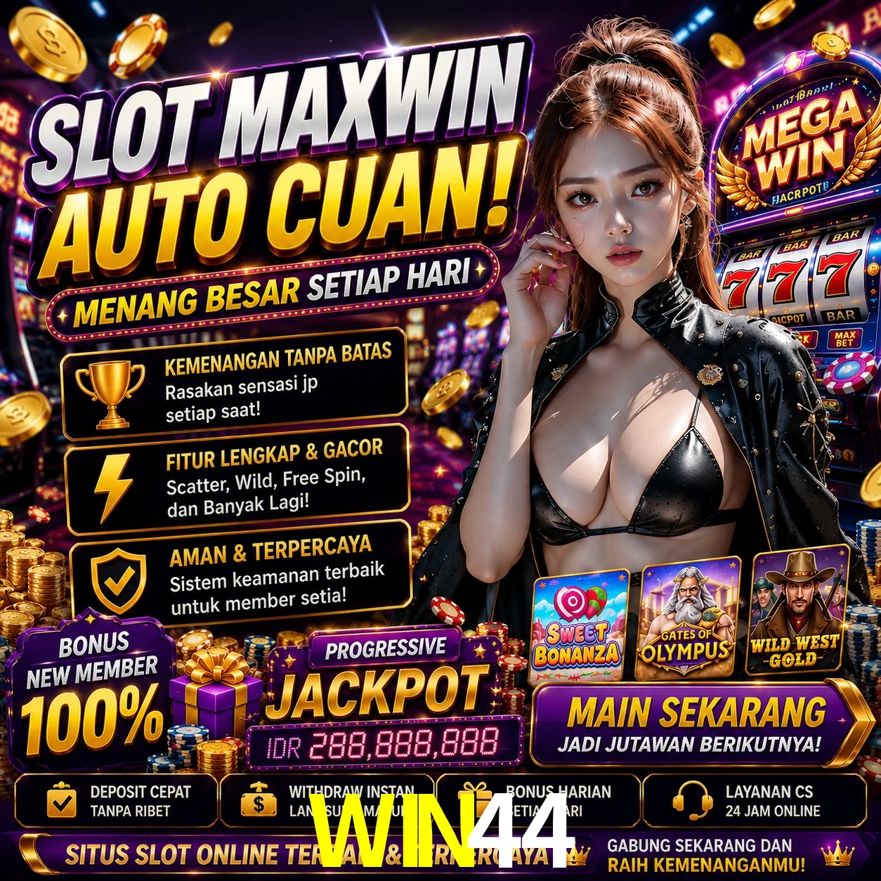 Programa VIP WIN44 - benefícios exclusivos